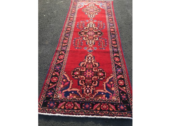 Meshkabad Handmade Persian Rug   10 Feet By 3 Feet 6 Inches