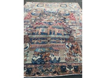 Tabriz Hand Knotted Persian Rug 12 Feet 5 Inches By 9 Feet 5 Inches