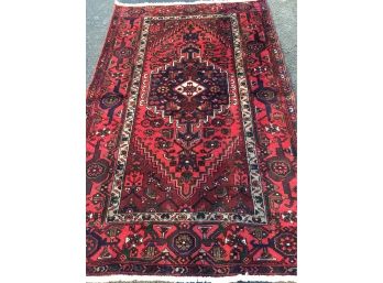 Zanjon Hand Knotted Rug   7 Feet By 4 Feet 4 Inches