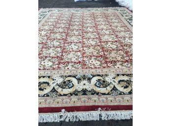 Magnificent Hand Knotted Persian Wool Rug  12 Feet 2 Inches  By 14 Feet 11 Inches