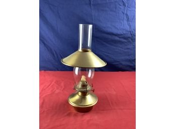 Small Brass And Glass Lantern