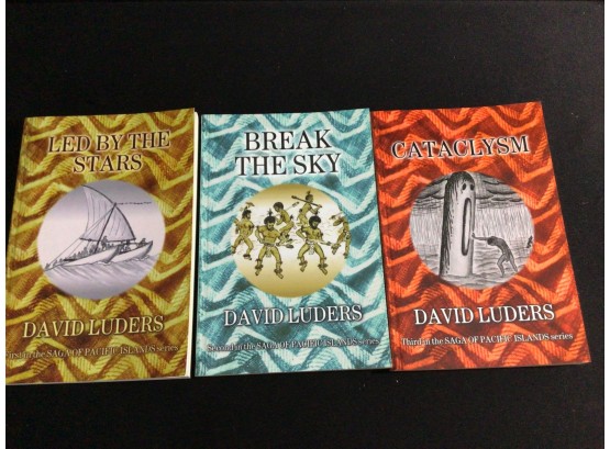Books 1- 3 Of The Saga Of Pacific Islands Series By David Luders