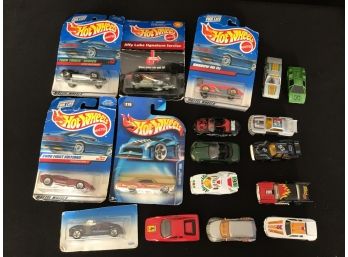 Mixed Lot Diecast Cars Matchbox Hot Wheels And Others Some In Packaging