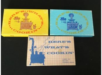 Lots Of Three Boxes Vintage Recipe Cards