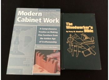 Modern Cabinet Work & The Woodworkers Bible Book Lot