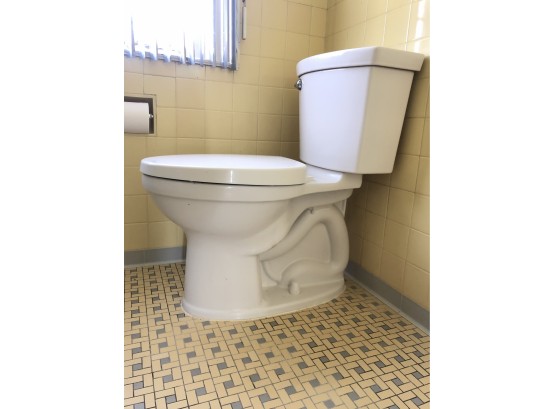 A Vintage 50s American Standard White Toilet
