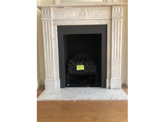 A Marble Fireplace Surround