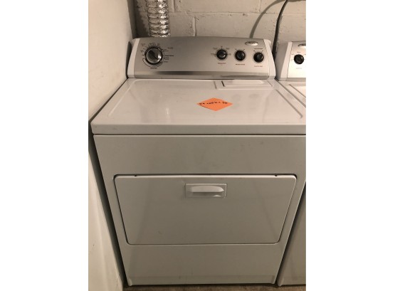 A Whirlpool Electric Dryer