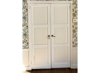 Two Sets Of 'Formal Room' Double Doors - Solid Wood - Paneled