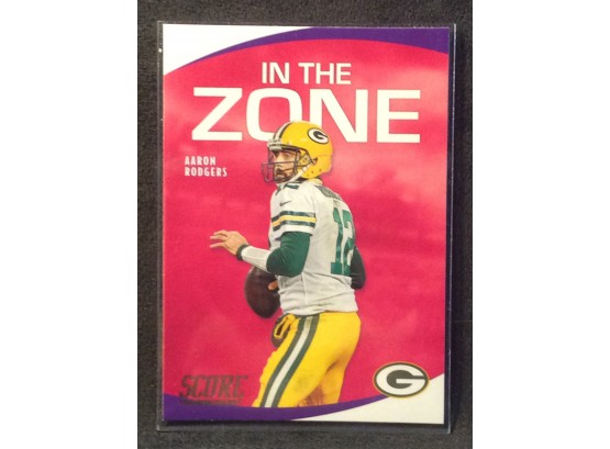 2020 Panini Aaron Rodgers In The Zone Insert Card