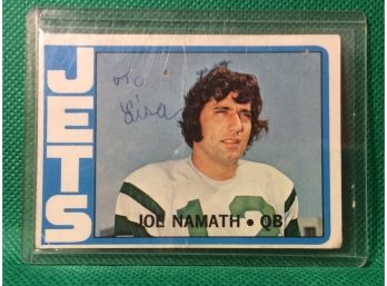 1972 Topps Joe Namath