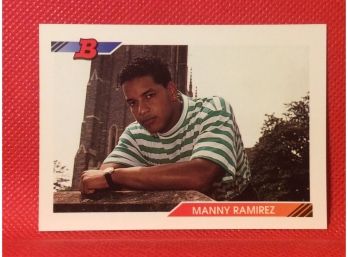 1992 Bowman Manny Ramirez Rookie Card