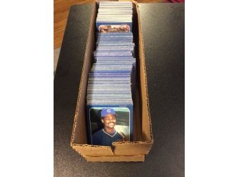 Box With Hundreds Of 1986 Fleer Baseball Cards