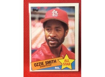 1985 Topps Ozzie Smith All Star Card