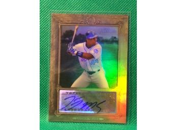 2007 Topps Turkey Red Lastings Milledge Autographed Card