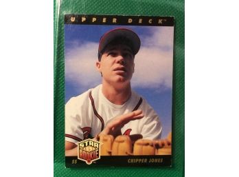 1993 Upper Deck Chipper Jones Rookie Card