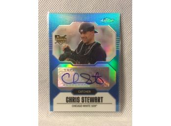 2007 Topps Finest Chris Stewart Autograph Rookie Card 23/299