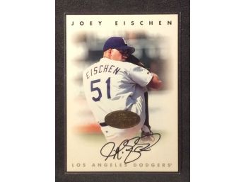 1996 Leaf Signature Series Joey Eischen Autograph Card