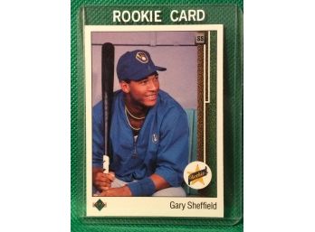 1989 Upper Deck Gary Sheffield Rookie Card