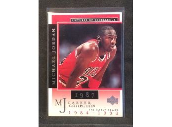 1998 Upper Deck Michael Jordan Career Collection Card