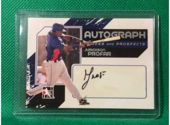 2011 In The Game Heroes And Prospects Jurickson Profar Rookie Autograph Card