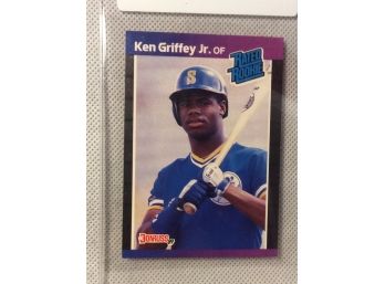 1989 Donruss Ken Griffey Jr Rated Rookie Card