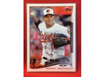 2014 Topps Manny Machado Future Stars Rookie Card