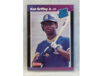 1989 Donruss Ken Griffey Jr Rated Rookie Card