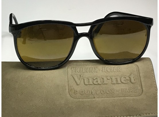 Amazing Vintage VUARNET Sunglasses With Original Case - 1980s Fantastic Retro Style - Made In France
