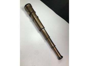 Very Cool Antique Style Brass Telescope - Simple & Very Nice Looking By Dollond - 1920s Style / London