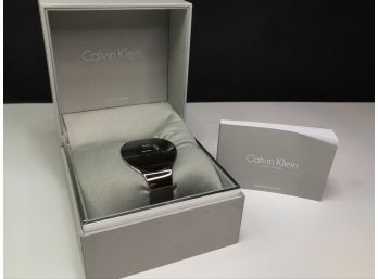 Fabulous Brand New Ladies $295 CALVIN KLEIN / CK  Bangle Watch - High Quality Swiss Made - Brand New In Box