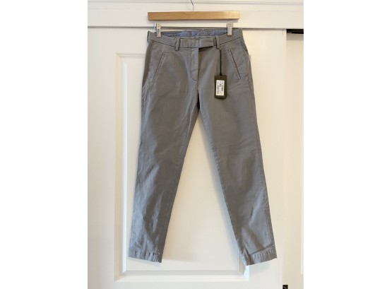 Eleventy Gray Cotton Pants, Size 27
