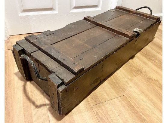 Vintage Wooden Storage Case