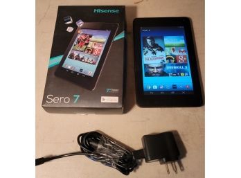 Hisense Sero 7 Tablet 7' In Box.  Tested And Woking