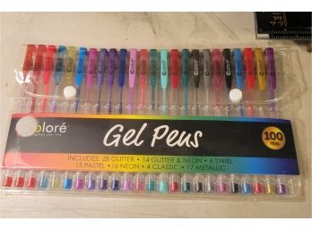 Color Gel Pens, Office Supplies, 3 Hole Punch, Calculators, Etc.