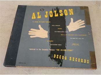 Al Jolson Decca Records .  3 Records In Here.  A Classic For For Someone Who Collects.