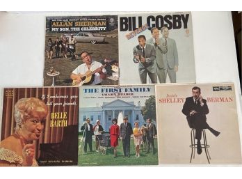 Collection Of Five Classic Comedy LPs