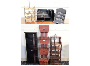 Assorted Wood File Holders And More