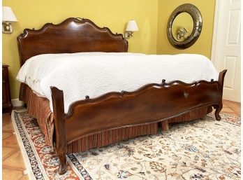 A Mahogany King Bedstead By ABC Carpet & Home