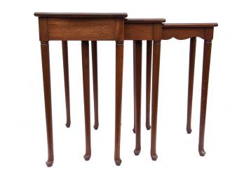 Set Of Wood Nesting Tables