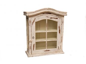 Wooden Wall Display Shelf Cabinet