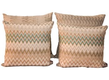 Set Of Four Missoni Home Pillows