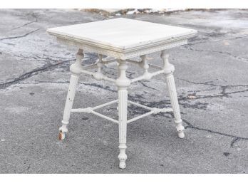 Antique Victorian Painted Wood Table