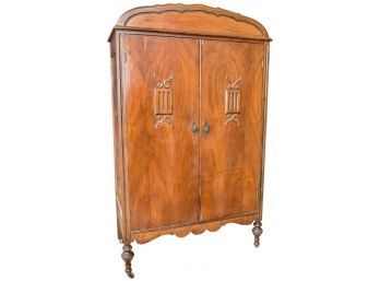 Vintage Dixie Furniture American Made Armoire On Casters