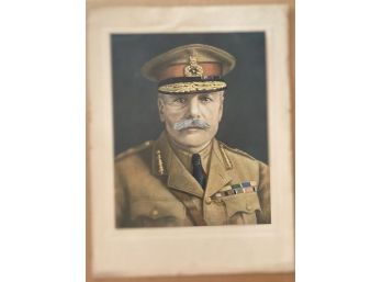 Clean & Mounted Print Of 'FIELD MARSHAL SIR DOUGLAS HAIG With Details