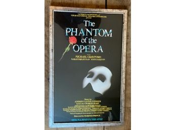 Framed 'tHE Phantom Of The Opera' Lobby Card