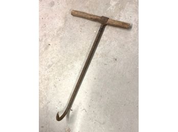 ANTIQUE HAY? HOOK With Hand Made Handle