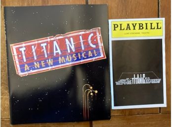 Vintage 'TITANIC' Broadway Production Memorabilia