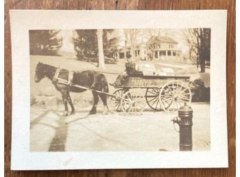 Vintage Photo Of A Rural Delvery Wagon