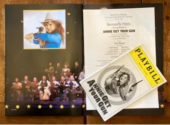Broadway Memorabilia 'ANNIE GET YOR GUN', Bernadette Peters